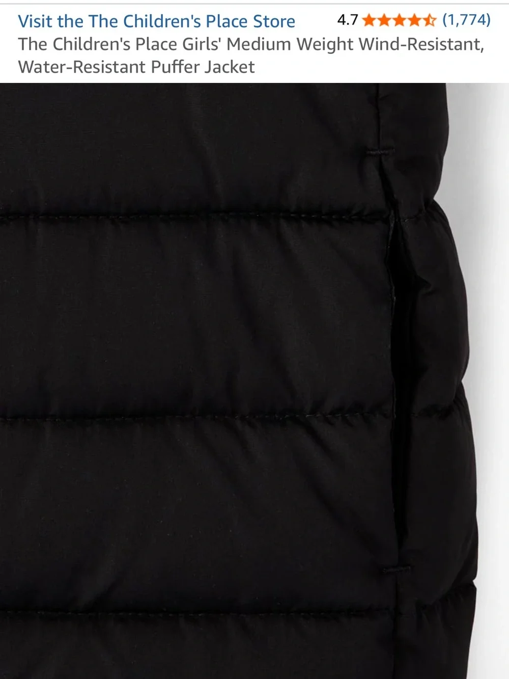 The Children's Place Medium Weight Wind-resistant Water-resistant Puffer Jacket